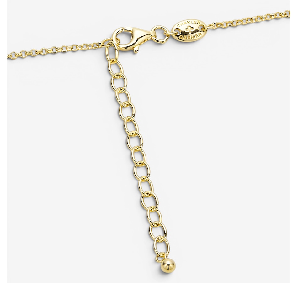 Image 130412_ALTMORE2.jpg, Product 130-412 / Price $199.99, Charles Garnier Sterling Silver Yellow Gold Plate 9.5-10mm White Pearl And Cubic Zirconia from Charles Garnier on TSC.ca's Jewellery department
