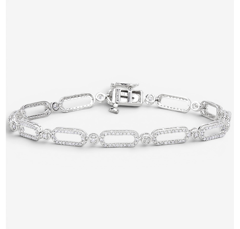 Image 130438.jpg, Product 130-438 / Price $379.99, Colours Of Diamonds Sterling Silver 1.00 ctw White Diamond Bracelet from Colours of Diamonds on TSC.ca's Jewellery department