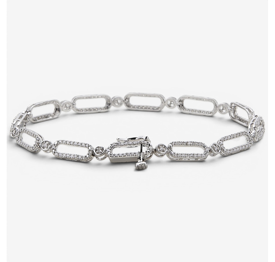 Image 130438_ALTMORE1.jpg, Product 130-438 / Price $379.99, Colours Of Diamonds Sterling Silver 1.00 ctw White Diamond Bracelet from Colours of Diamonds on TSC.ca's Jewellery department