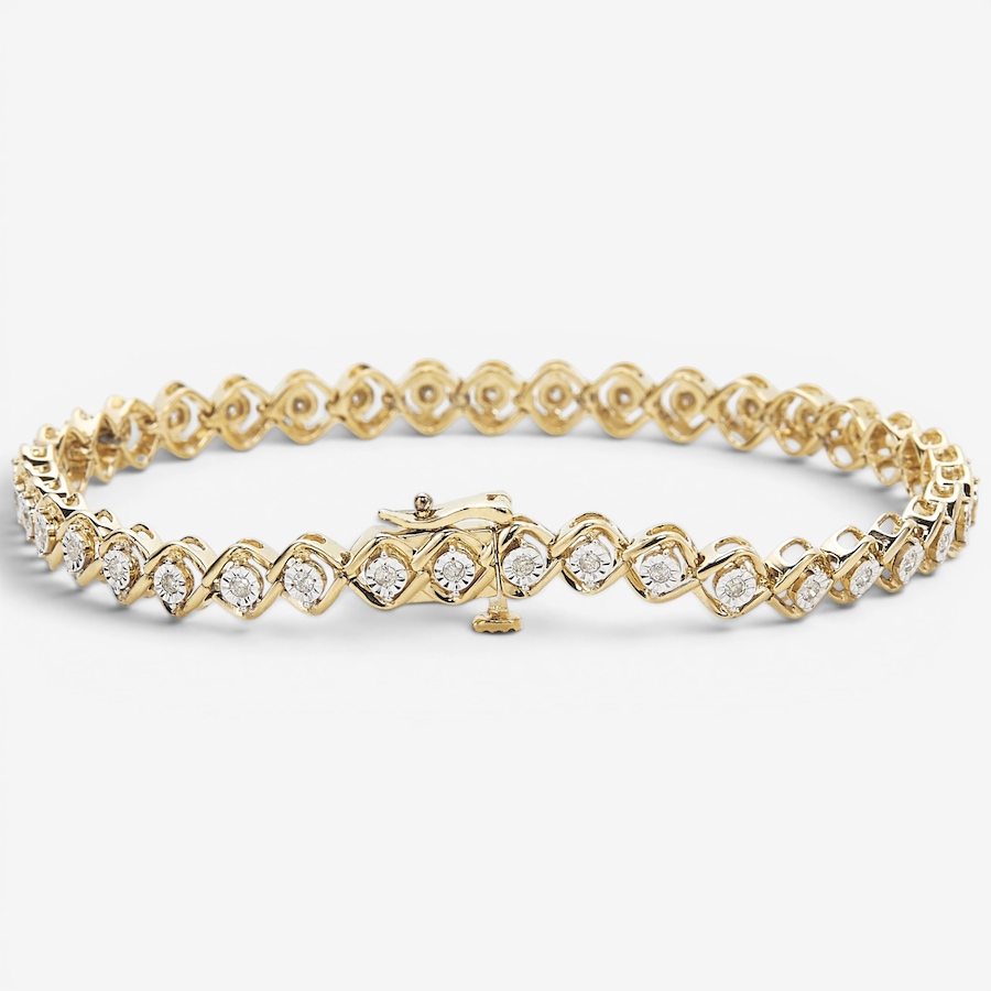 Image 130440_ALTMORE1.jpg, Product 130-440 / Price $269.99, Colours Of Diamonds Sterling Silver 0.50 ctw Diamond Bracelet from Colours of Diamonds on TSC.ca's Jewellery department