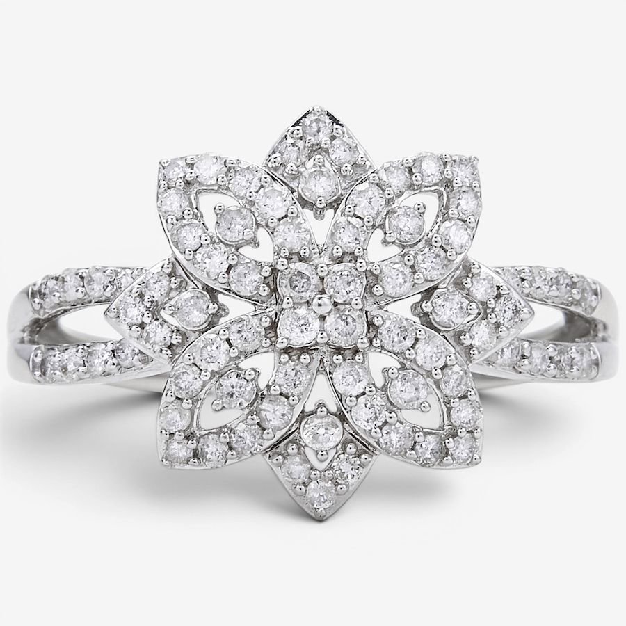 Image 130442.jpg, Product 130-442 / Price $249.99, Colours Of Diamonds Sterling Silver 0.050 ctw White Diamond Ring from Colours of Diamonds on TSC.ca's Jewellery department