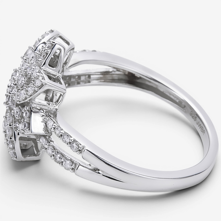 Image 130442_ALTMORE1.jpg, Product 130-442 / Price $249.99, Colours Of Diamonds Sterling Silver 0.050 ctw White Diamond Ring from Colours of Diamonds on TSC.ca's Jewellery department