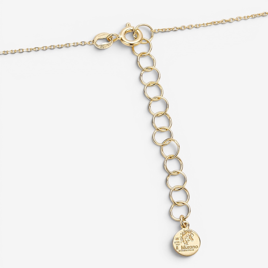 Image 130464_ALTMORE1.jpg, Product 130-464 / Price $89.99, Il Murano Di Francesca Sterling Silver/18K Yellow Gold Plate Murano Glass Flower Necklace from Il Murano Di Francesca on TSC.ca's Jewellery department