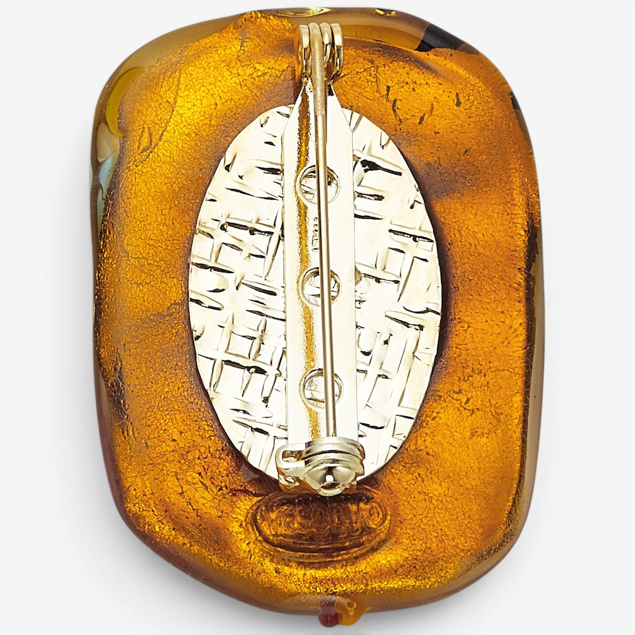 Image 130467_ALTMORE1.jpg, Product 130-467 / Price $149.99, Il Murano Di Francesca Brass/18K Yellow Gold Plate Murano Grande Maestro Brooch from Il Murano Di Francesca on TSC.ca's Jewellery department