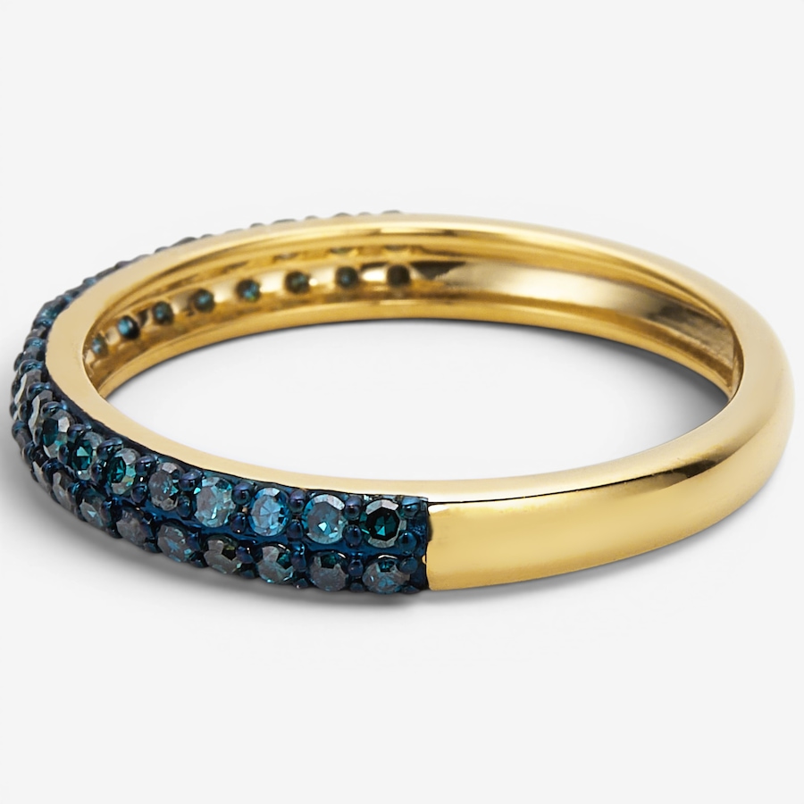 Image 130474_ALTMORE1.jpg, Product 130-474 / Price $199.99, Colours of Diamonds Sterling Silver 0.50 ctw Coloured Diamond Band Ring from Colours of Diamonds on TSC.ca's Jewellery department
