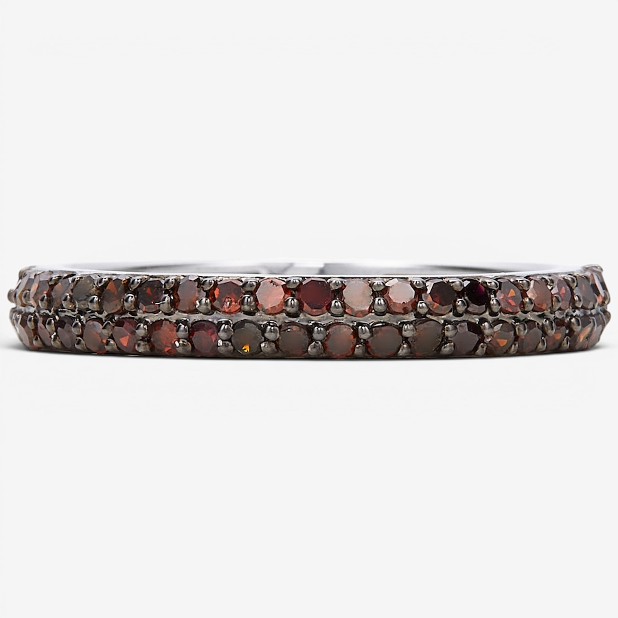 Image 130474_RHRDD.jpg, Product 130-474 / Price $199.99, Colours of Diamonds Sterling Silver 0.50 ctw Coloured Diamond Band Ring from Colours of Diamonds on TSC.ca's Jewellery department