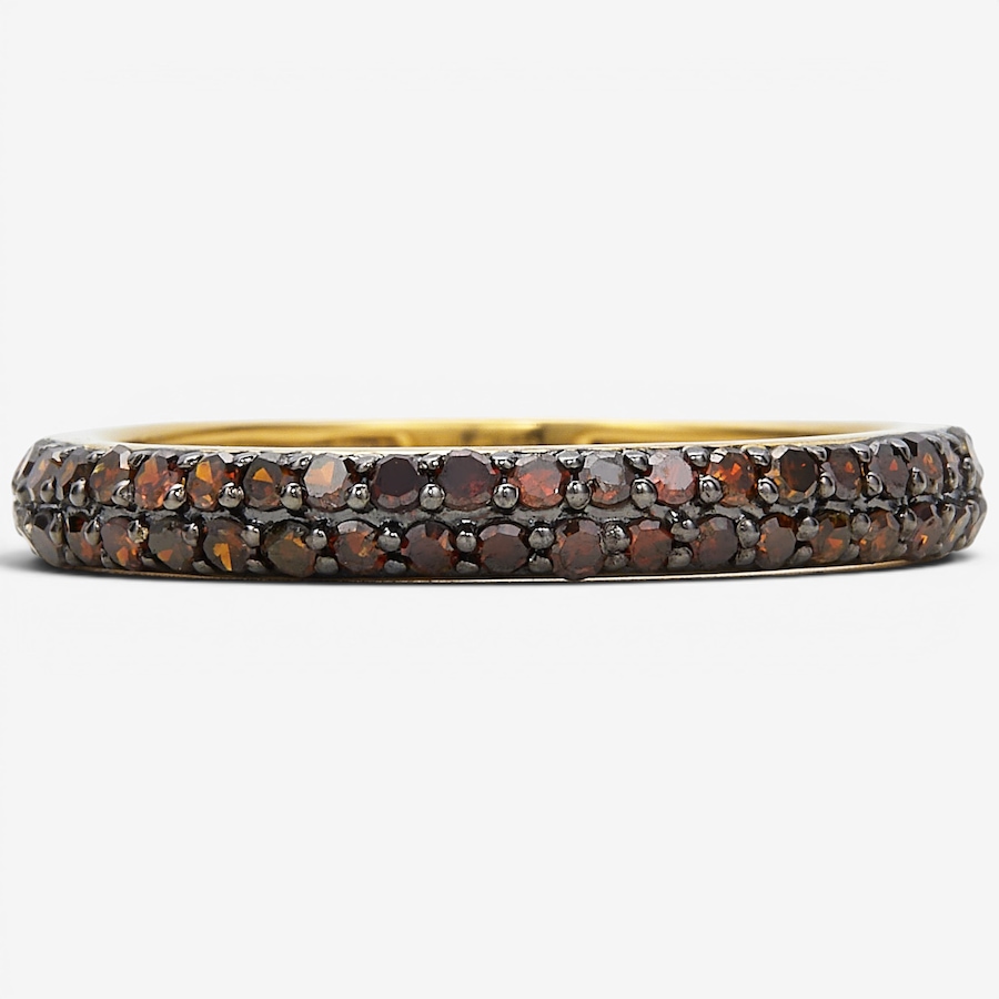 Image 130474_YGPRD.jpg, Product 130-474 / Price $199.99, Colours of Diamonds Sterling Silver 0.50 ctw Coloured Diamond Band Ring from Colours of Diamonds on TSC.ca's Jewellery department