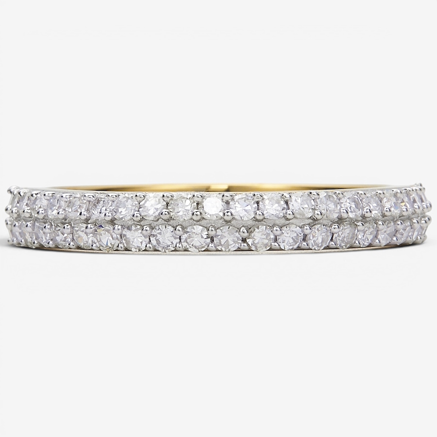 Image 130474_YGPWH.jpg, Product 130-474 / Price $199.99, Colours of Diamonds Sterling Silver 0.50 ctw Coloured Diamond Band Ring from Colours of Diamonds on TSC.ca's Jewellery department