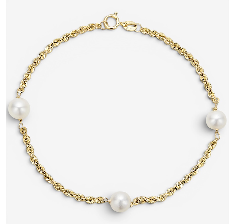 Image 130477.jpg, Product 130-477 / Price $229.99 - $249.99, TruGold 10K Yellow Gold Ocean Rope Bracelet from TruGold on TSC.ca's Jewellery department