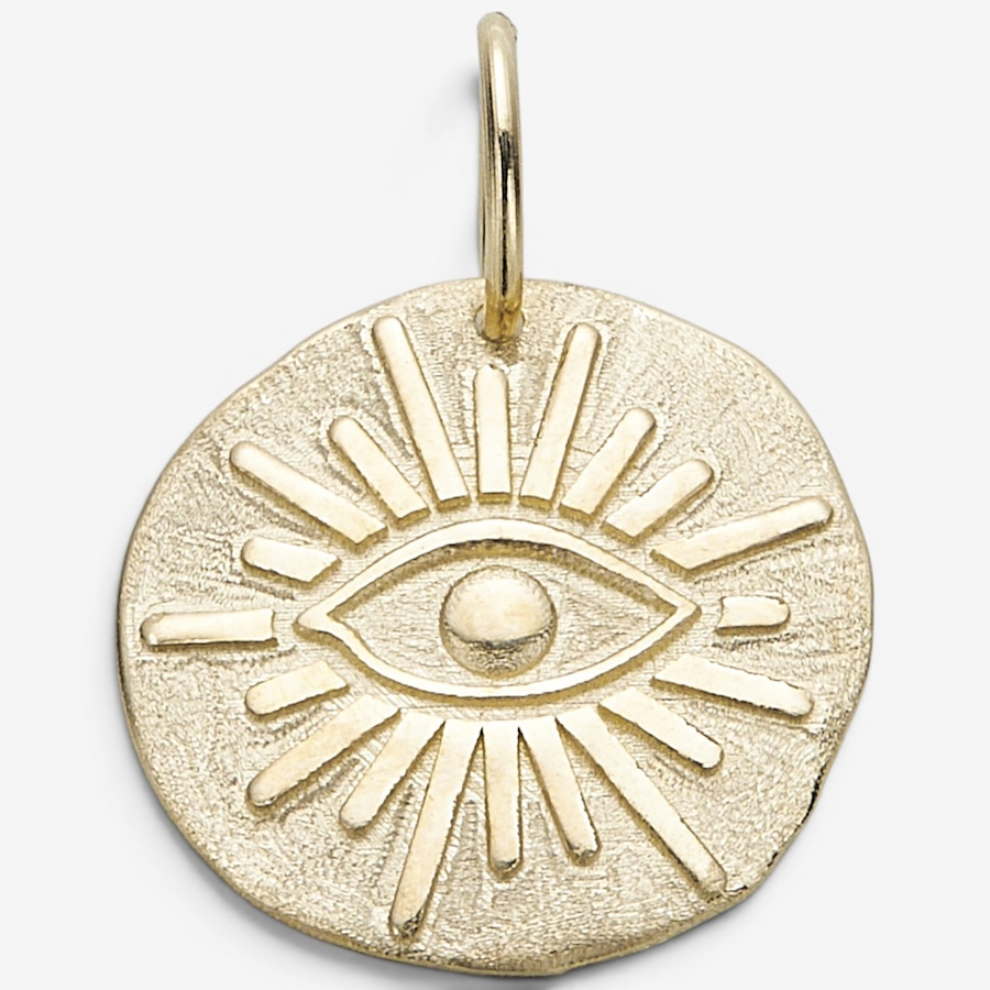 Image 130480.jpg, Product 130-480 / Price $229.99, TruGold 10K Yellow Gold Evil Eye Medallion Pendant from TruGold on TSC.ca's Jewellery department