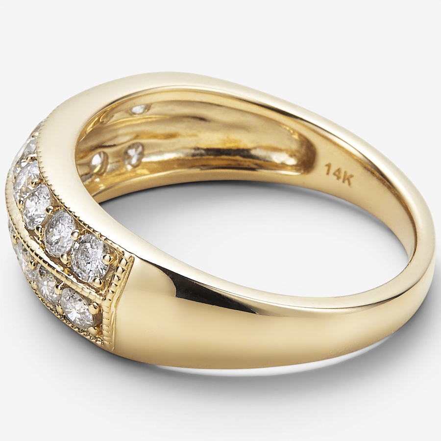 Image 130488_ALTMORE1.jpg, Product 130-488 / Price $2,299.99, 14K Gold 1.00ctw Two Row Diamond Ring from Diamond Show on TSC.ca's Jewellery department