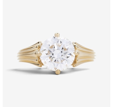 EVERA Diamonds 14K Yellow Gold 2.50 ctw Diamond Ring