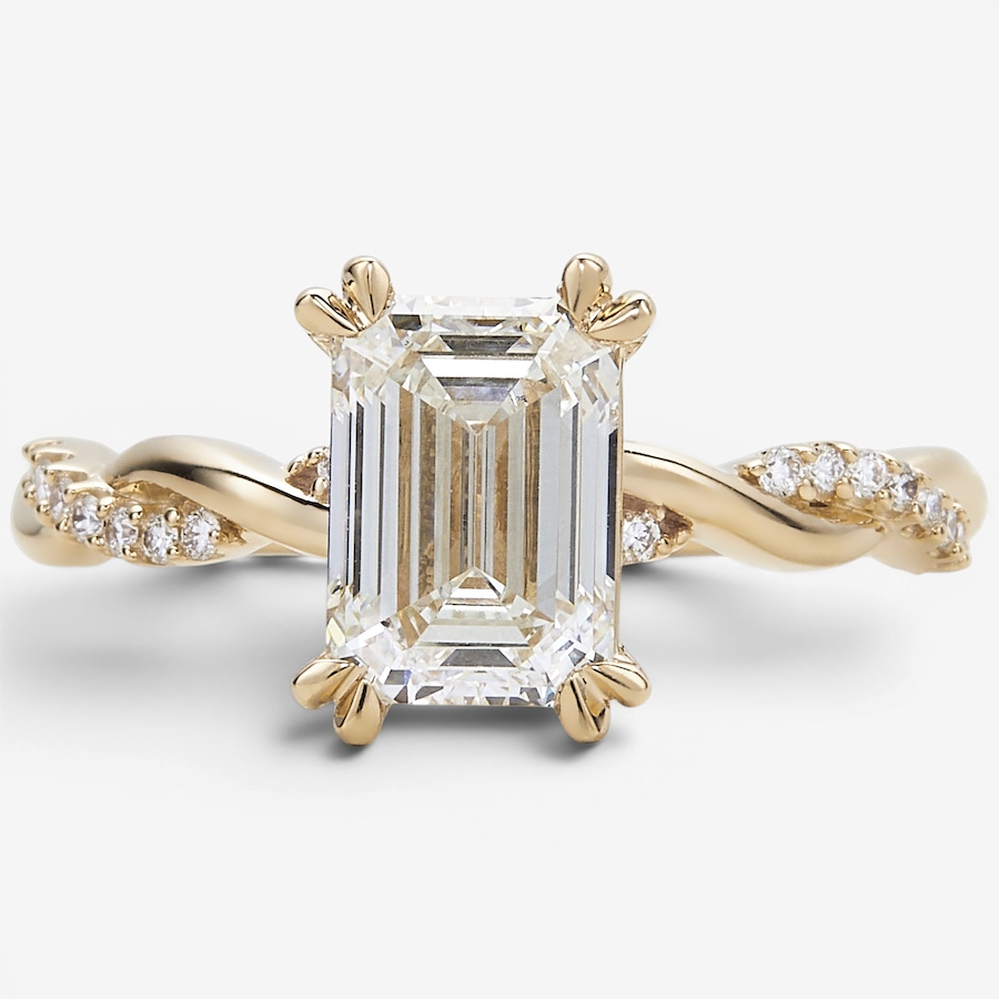 Image 130545.jpg, Product 130-545 / Price $3,299.99, EVERA Diamonds 14K Yellow Gold 2.00 ctw Emerald-Cut Diamond Ring from Evera Diamonds on TSC.ca's Jewellery department