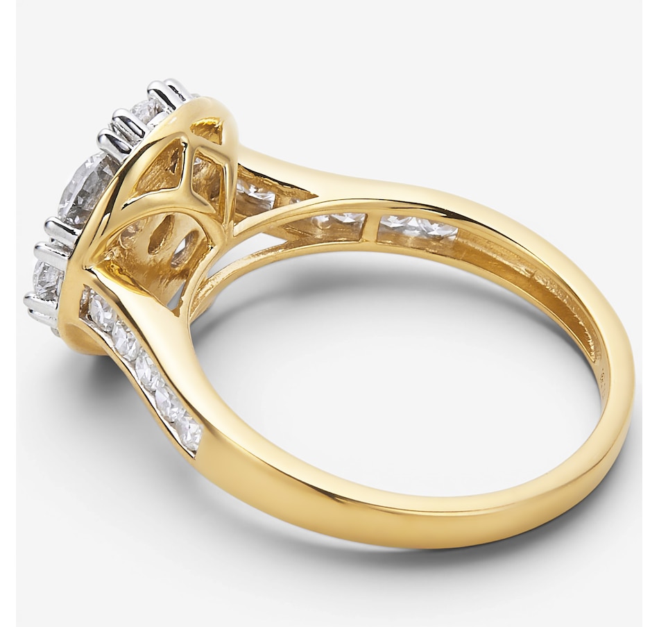 Image 130549_ALTMORE1.jpg, Product 130-549 / Price $349.99, EVERA Diamonds Sterling Silver 2.00 ctw Shaped Diamond Cluster Ring from Evera Diamonds on TSC.ca's Jewellery department