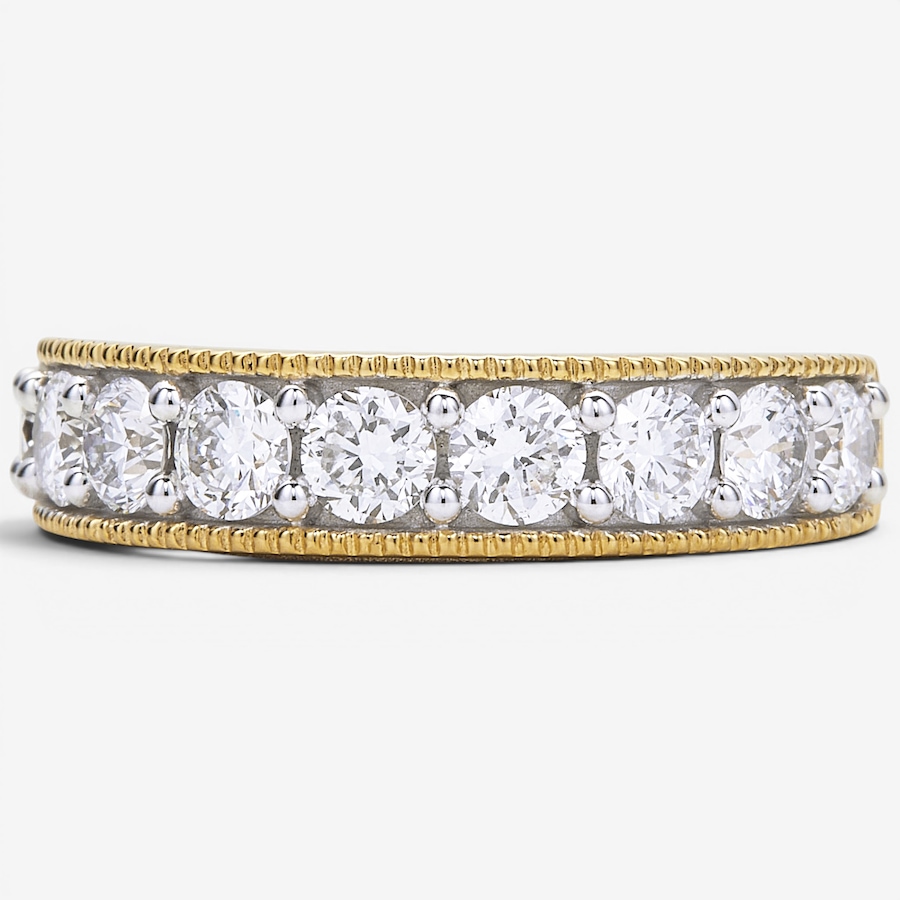 Image 130551_YGP.jpg, Product 130-551 / Price $699.99, EVERA Diamonds Sterling Silver 1.50 ctw Channel Set Diamond Band from Evera Diamonds on TSC.ca's Jewellery department