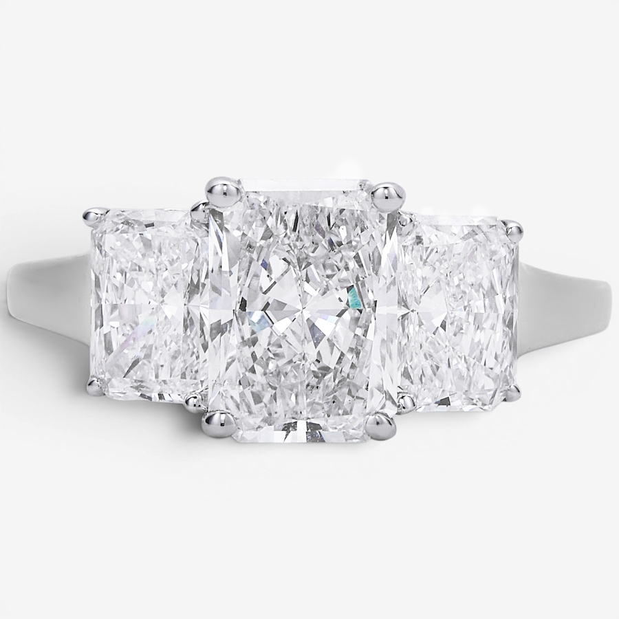 Image 130552_WGRAD.jpg, Product 130-552 / Price $4,499.99, EVERA Diamonds 14K Gold 3.50 ctw Shaped Diamond Trinity Ring from Evera Diamonds on TSC.ca's Jewellery department