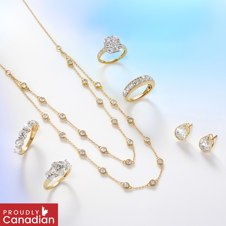 Image 130553_ALTMORE100.jpg, Product 130-553 / Price $3,699.99, EVERA Diamonds 14K Gold 3.70 ctw Shaped Diamond 7-Stone Band from Evera Diamonds on TSC.ca's Jewellery department