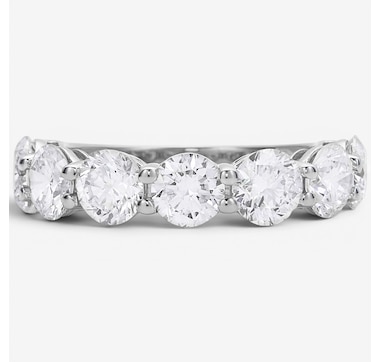 EVERA Diamonds 14K Gold 3.70 ctw Shaped Diamond 7-Stone Band
