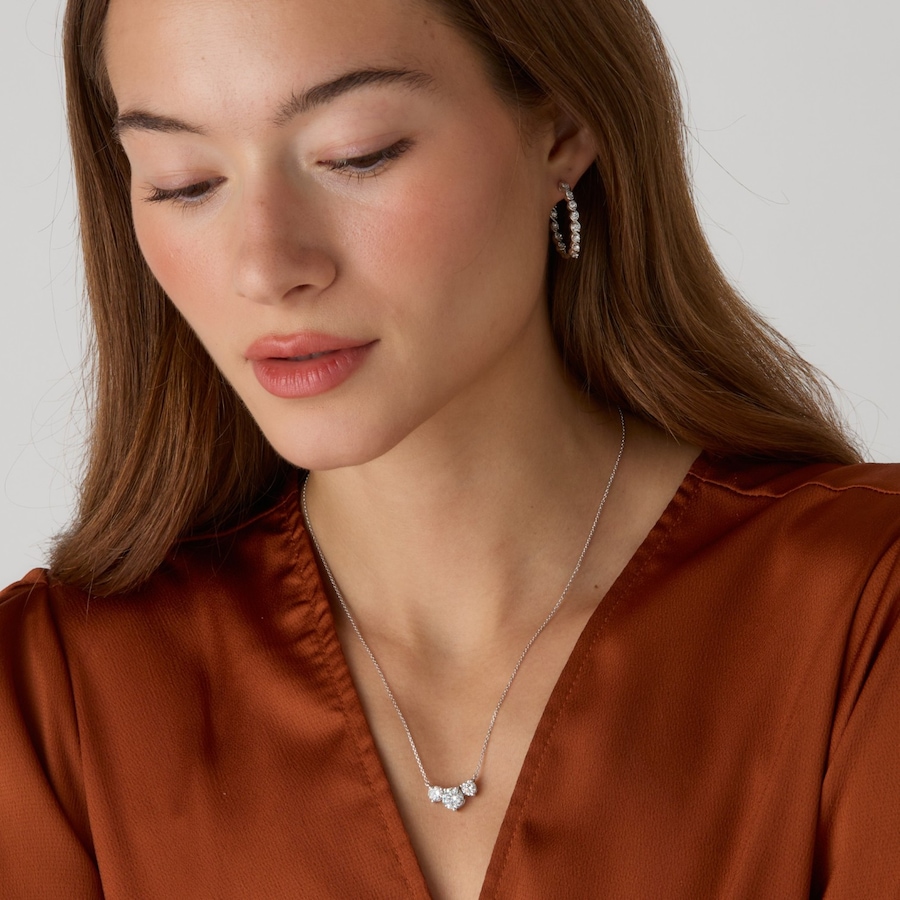Image 130555_ALTMORE202.jpg, Product 130-555 / Price $2,899.99, EVERA Diamonds 14K Gold 2.50ctw Shaped Diamond Trinity Pendant Necklace from Evera Diamonds on TSC.ca's Jewellery department