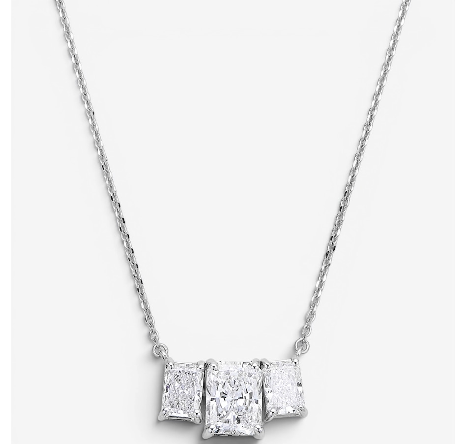 Image 130555_WGRAD.jpg, Product 130-555 / Price $1,899.99, EVERA Diamonds 14K Gold 2.50ctw Shaped Diamond Trinity Pendant Necklace from Evera Diamonds on TSC.ca's Jewellery department