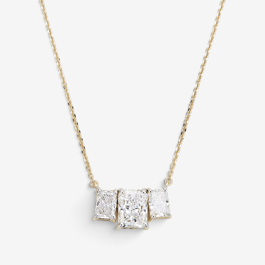 Image 130555_YGRAD.jpg, Product 130-555 / Price $2,899.99, EVERA Diamonds 14K Gold 2.50ctw Shaped Diamond Trinity Pendant Necklace from Evera Diamonds on TSC.ca's Jewellery department
