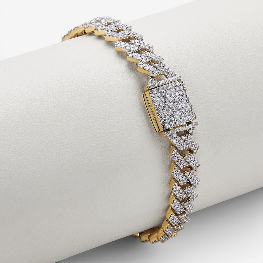 Image 130556_ALTMORE1.jpg, Product 130-556 / Price $2,499.99, EVERA Diamonds Sterling Silver 5.50ctw Men's Diamond Bracelet from Evera Diamonds on TSC.ca's Jewellery department