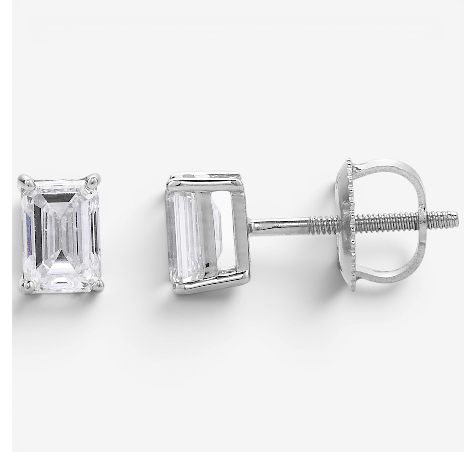 Image 130564_WGLEM.jpg, Product 130-564 / Price $449.99, EVERA Diamonds 14K Gold 1.00ctw Shaped Diamond Stud Earrings from Evera Diamonds on TSC.ca's Jewellery department