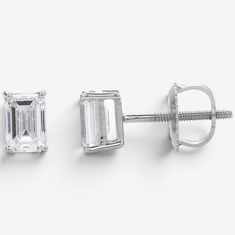 Image 130564_WGLEM.jpg, Product 130-564 / Price $449.99, EVERA Diamonds 14K Gold 1.00ctw Shaped Diamond Stud Earrings from Evera Diamonds on TSC.ca's Jewellery department