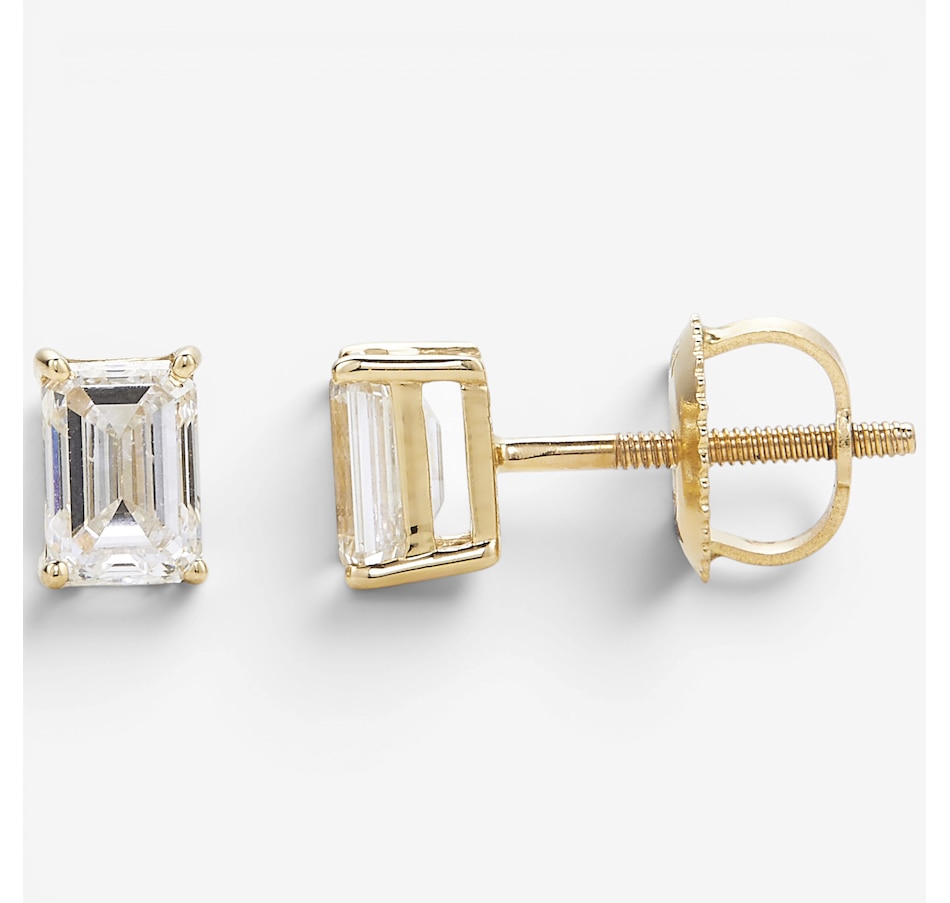 Image 130564_YGLEM.jpg, Product 130-564 / Price $449.99, EVERA Diamonds 14K Gold 1.00ctw Shaped Diamond Stud Earrings from Evera Diamonds on TSC.ca's Jewellery department