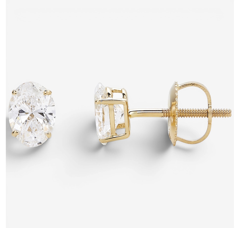 Image 130564_YGLOV.jpg, Product 130-564 / Price $449.99, EVERA Diamonds 14K Gold 1.00ctw Shaped Diamond Stud Earrings from Evera Diamonds on TSC.ca's Jewellery department