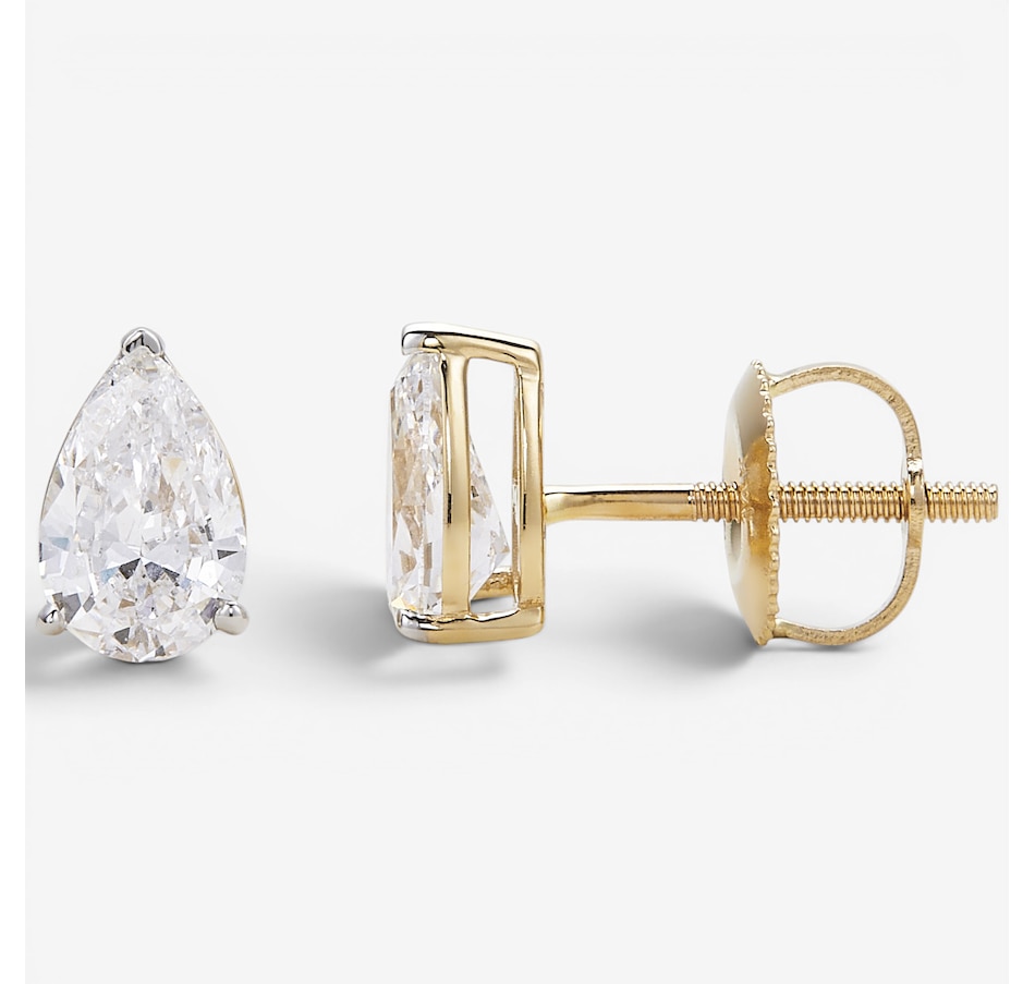 Image 130564_YGLPR.jpg, Product 130-564 / Price $449.99, EVERA Diamonds 14K Gold 1.00ctw Shaped Diamond Stud Earrings from Evera Diamonds on TSC.ca's Jewellery department