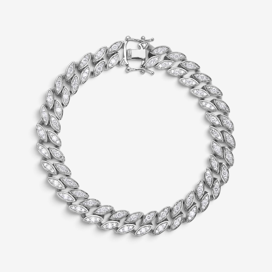 Image 130570_RHOP.jpg, Product 130-570 / Price $1,999.99, EVERA Diamonds Sterling Silver 3.70ctw Men's Diamond Bracelet from Evera Diamonds on TSC.ca's Jewellery department