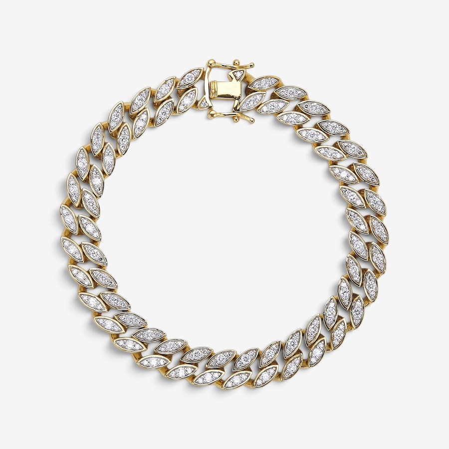 Image 130570_YGP.jpg, Product 130-570 / Price $1,999.99, EVERA Diamonds Sterling Silver 3.70ctw Men's Diamond Bracelet from Evera Diamonds on TSC.ca's Jewellery department