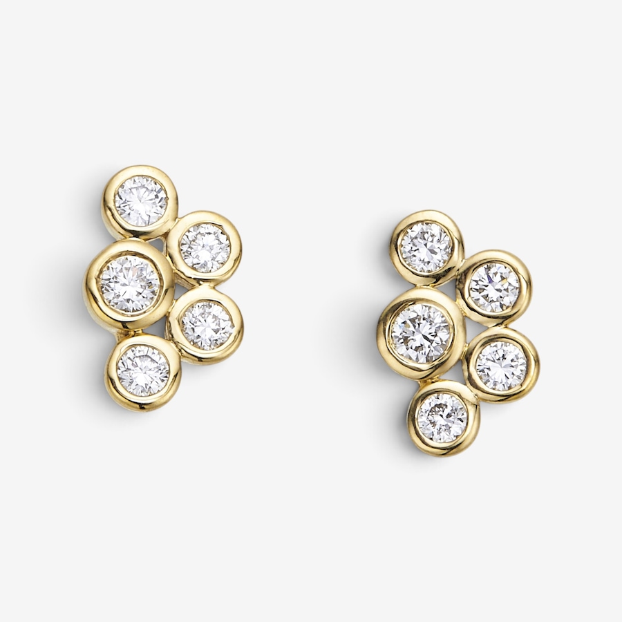 Image 130600_YGP.jpg, Product 130-600 / Price $219.99, EVERA Diamonds Sterling Silver 0.50ctw Diamond Bubble Earrings from Evera Diamonds on TSC.ca's Jewellery department