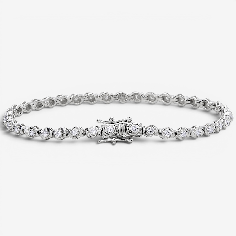 Image 130607_ALTMORE1.jpg, Product 130-607 / Price $599.99, EVERA Diamonds Sterling Silver 1.50 ctw Diamond Bracelet from Evera Diamonds on TSC.ca's Jewellery department