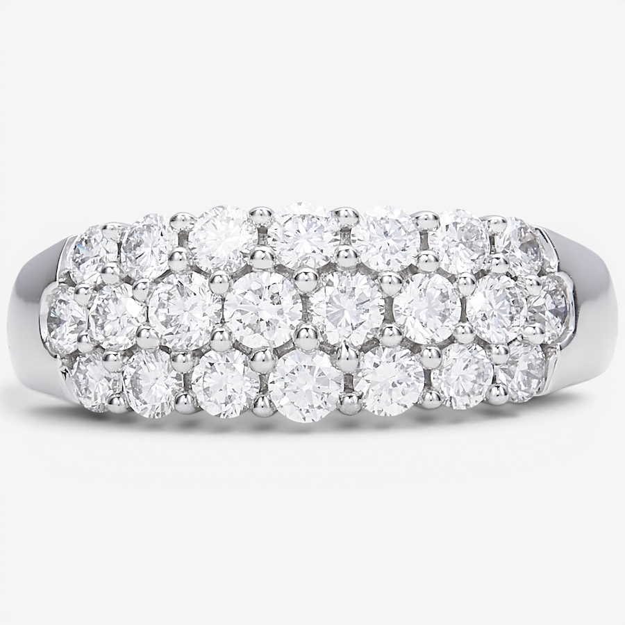 Image 130612.jpg, Product 130-612 / Price $329.99, EVERA Diamonds Sterling Silver Rhodium Plate 1.25ctw Diamond Ring from Evera Diamonds on TSC.ca's Jewellery department