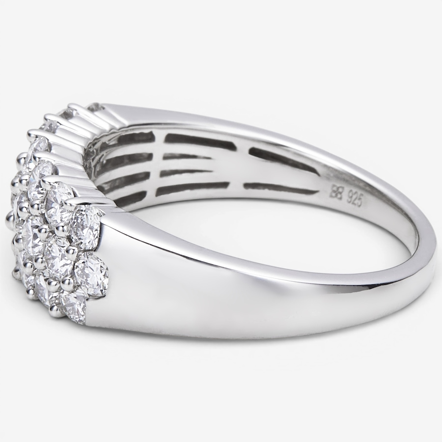 Image 130612_ALTMORE1.jpg, Product 130-612 / Price $329.99, EVERA Diamonds Sterling Silver Rhodium Plate 1.25ctw Diamond Ring from Evera Diamonds on TSC.ca's Jewellery department