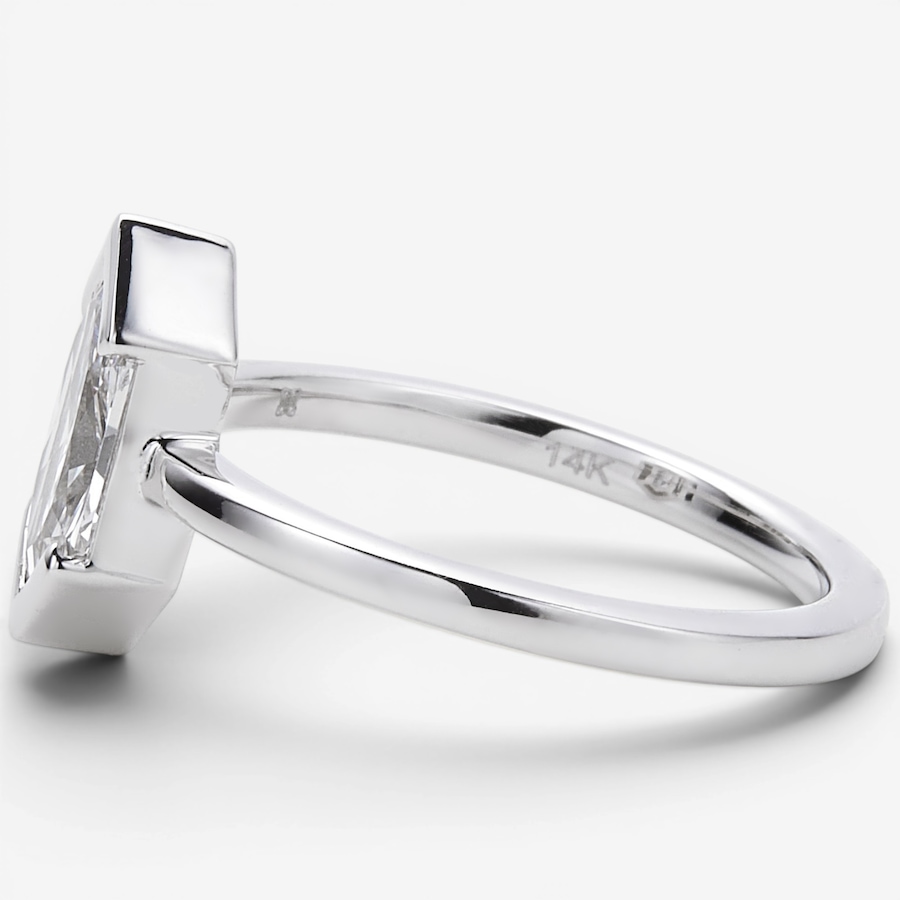 Image 130651_ALTMORE1.jpg, Product 130-651 / Price $2,399.99, EVERA Diamonds Fancy Cut 14K White Gold 1.00ctw Elongated Hexagon Diamond Ring from Evera Diamonds on TSC.ca's Jewellery department