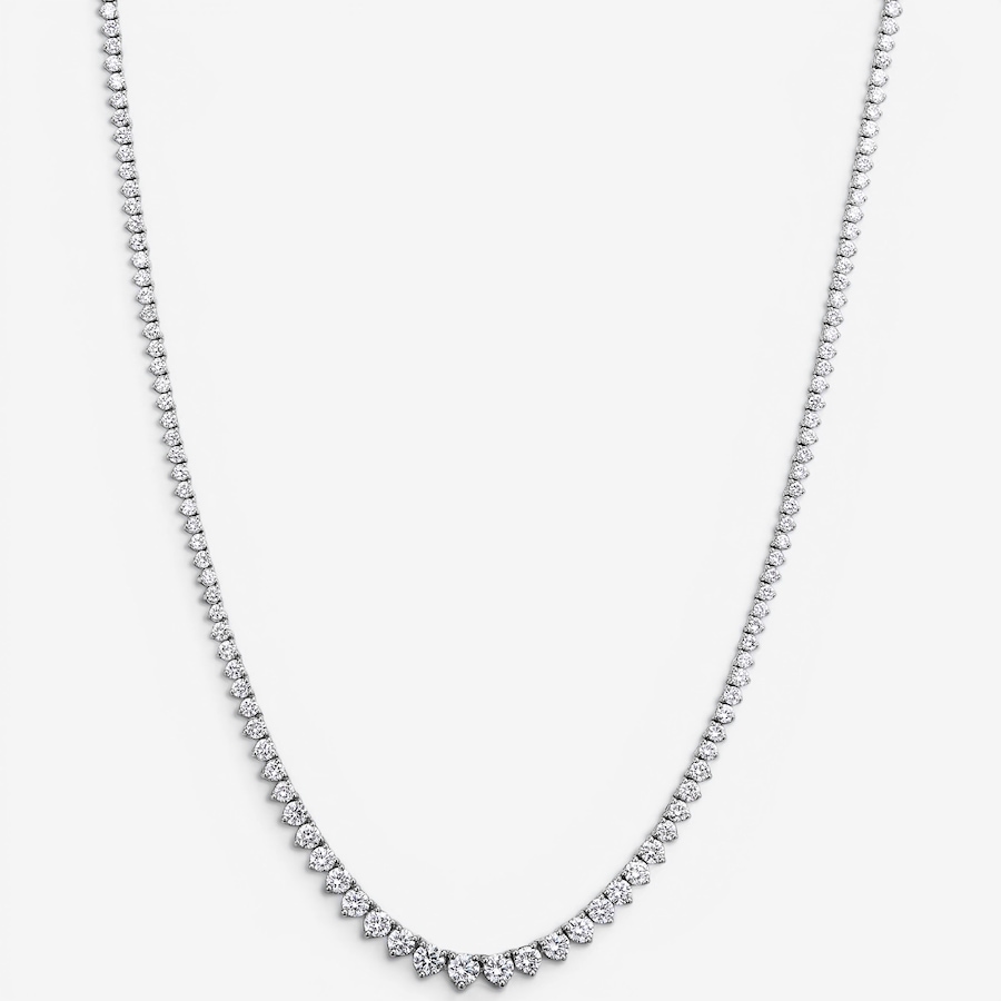 Image 130660_WGL.jpg, Product 130-660 / Price $5,999.99 - $6,999.99, EVERA Diamonds 14K Gold Graduated Diamond Tennis Necklace from Evera Diamonds on TSC.ca's Jewellery department