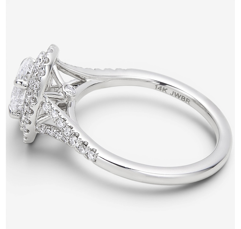 Image 130665_ALTMORE1.jpg, Product 130-665 / Price $2,699.99, EVERA Diamonds 14K White Gold 1.50ctw Diamond Halo Ring from Evera Diamonds on TSC.ca's Jewellery department