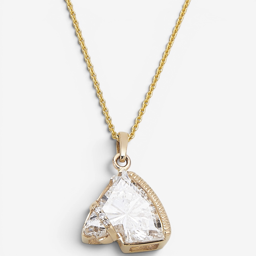 Image 130680.jpg, Product 130-680 / Price $4,199.99, EVERA Diamonds Fancy Cut 14K Yellow Gold 3.00ctw Horse Shape Diamond Pendant with Chain from Evera Diamonds on TSC.ca's Jewellery department
