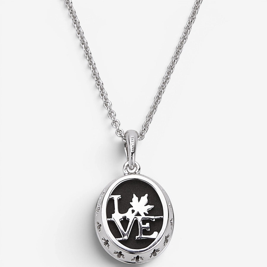Image 130688_ALTMORE1.jpg, Product 130-688 / Price $649.99, Canadian Ammolite Gems Sterling Silver Ammolite Maple Leaf Cut Out Pendant With Chain from Canadian Ammolite Gems on TSC.ca's Jewellery department