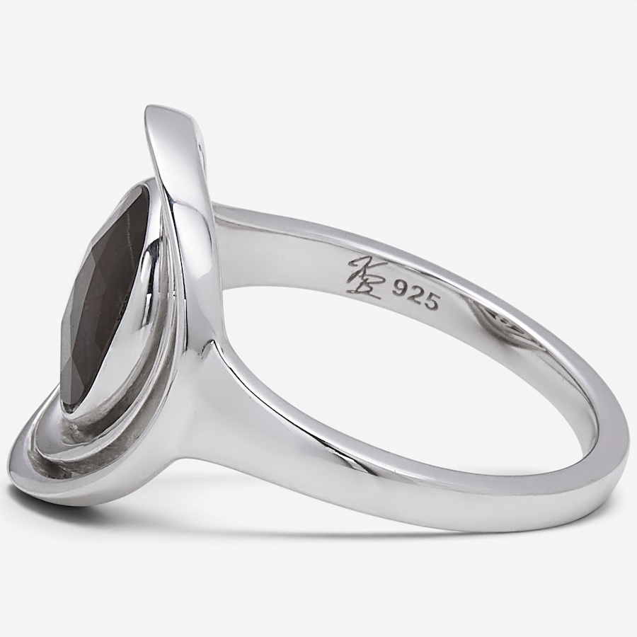 Image 130697_ALTMORE1.jpg, Product 130-697 / Price $399.99, Canadian Ammolite Gems Sterling Silver Oval Ammolite Concentric Ring from Canadian Ammolite Gems on TSC.ca's Jewellery department