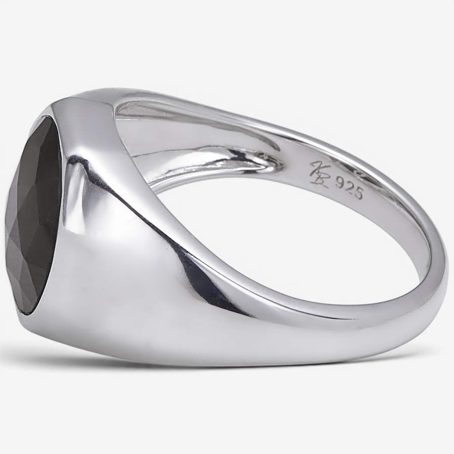 Image 130704_ALTMORE1.jpg, Product 130-704 / Price $499.99, Canadian Ammolite Gems Sterling Silver Cushion Ammolite & White Topaz Halo Ring from Canadian Ammolite Gems on TSC.ca's Jewellery department
