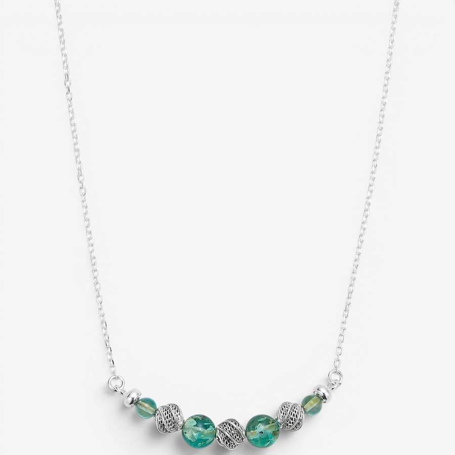 Image 130725_BLSL.jpg, Product 130-725 / Price $99.99, Amber Extraordinaire Sterling Silver Amber Graduated Bead Necklace from Amber Extraordinaire on TSC.ca's Jewellery department