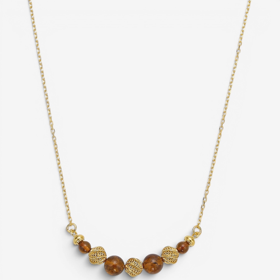 Image 130725_COGGP.jpg, Product 130-725 / Price $99.99, Amber Extraordinaire Sterling Silver Amber Graduated Bead Necklace from Amber Extraordinaire on TSC.ca's Jewellery department
