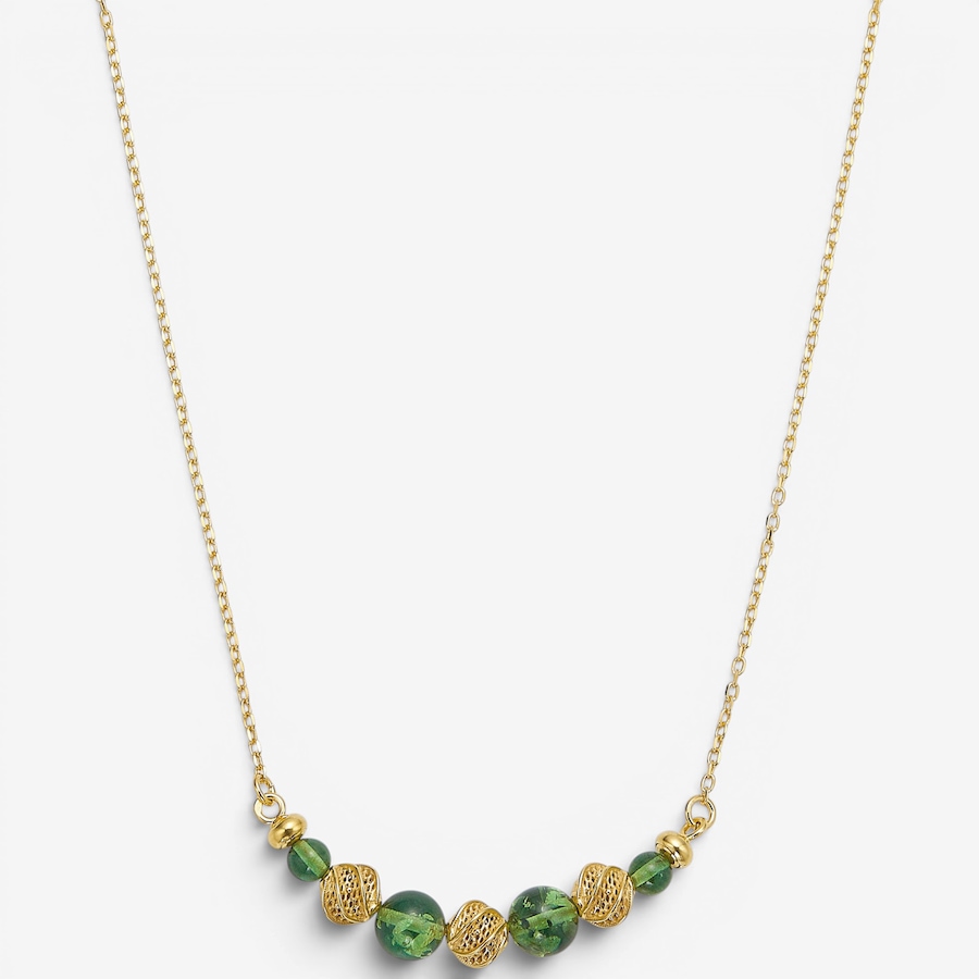 Image 130725_GRNGP.jpg, Product 130-725 / Price $99.99, Amber Extraordinaire Sterling Silver Amber Graduated Bead Necklace from Amber Extraordinaire on TSC.ca's Jewellery department
