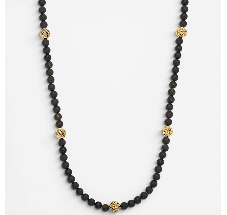 Image 130726_YGPBL.jpg, Product 130-726 / Price $159.99, Amber Extraordinaire Sterling Silver Amber Beaded Necklace from Amber Extraordinaire on TSC.ca's Jewellery department
