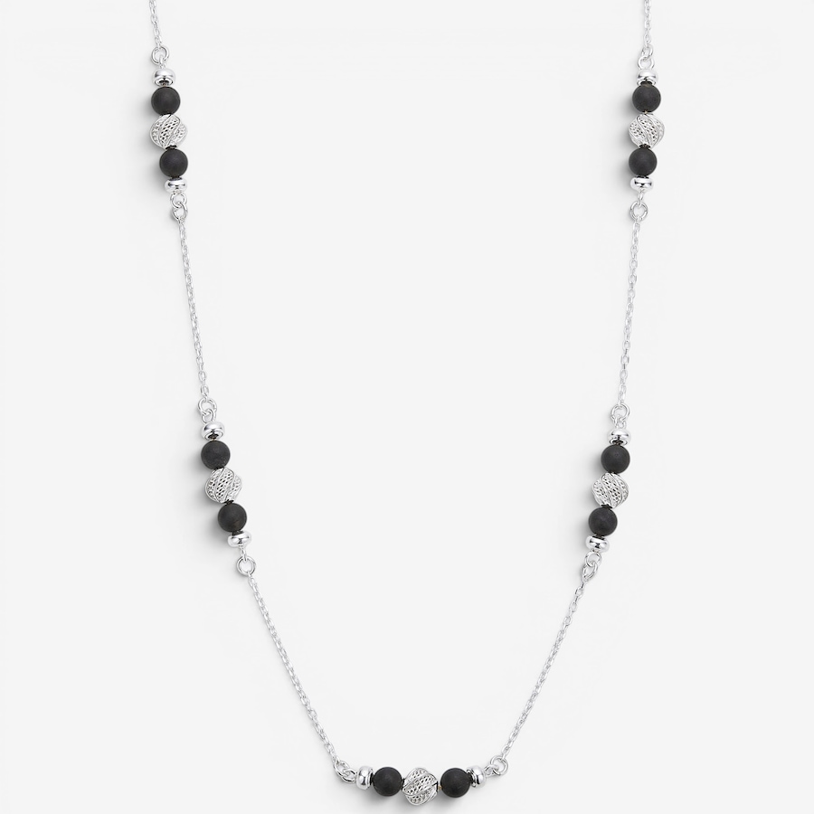 Image 130727_BSI.jpg, Product 130-727 / Price $269.99, Amber Extraordinaire Sterling Silver Amber Station Necklace from Amber Extraordinaire on TSC.ca's Jewellery department