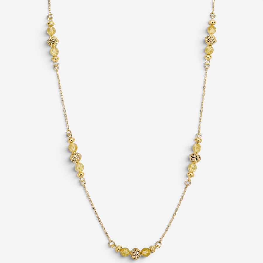 Image 130727_LEMGP.jpg, Product 130-727 / Price $269.99, Amber Extraordinaire Sterling Silver Amber Station Necklace from Amber Extraordinaire on TSC.ca's Jewellery department